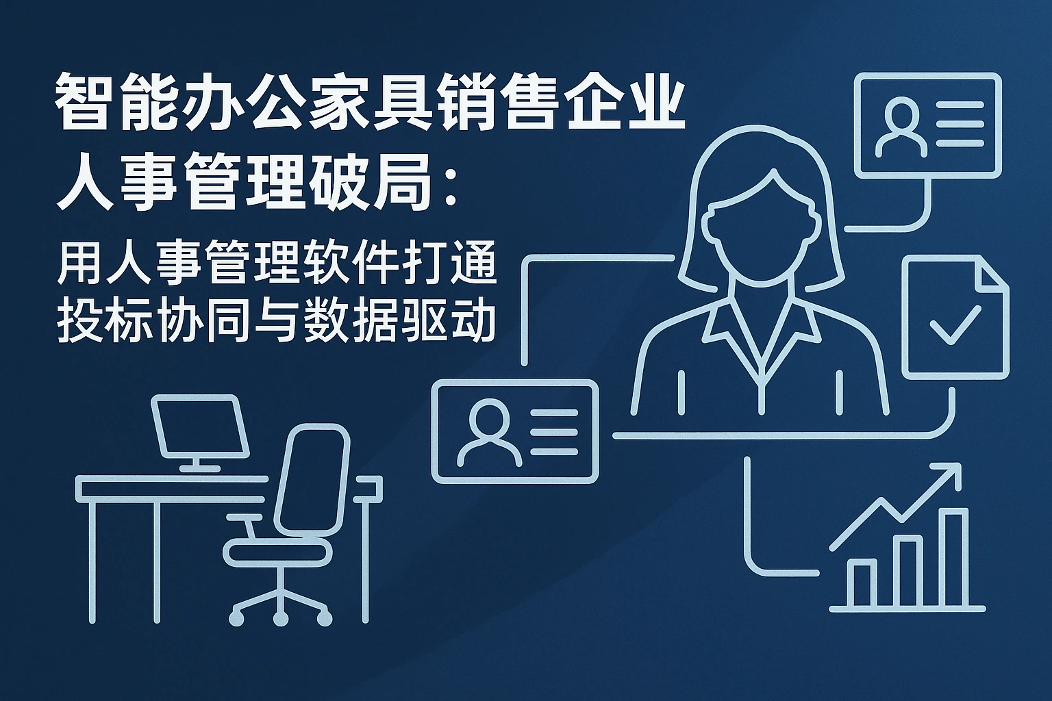 智能办公家具销售企业人事管理破局：用人事管理软件打通投标协同与数据驱动