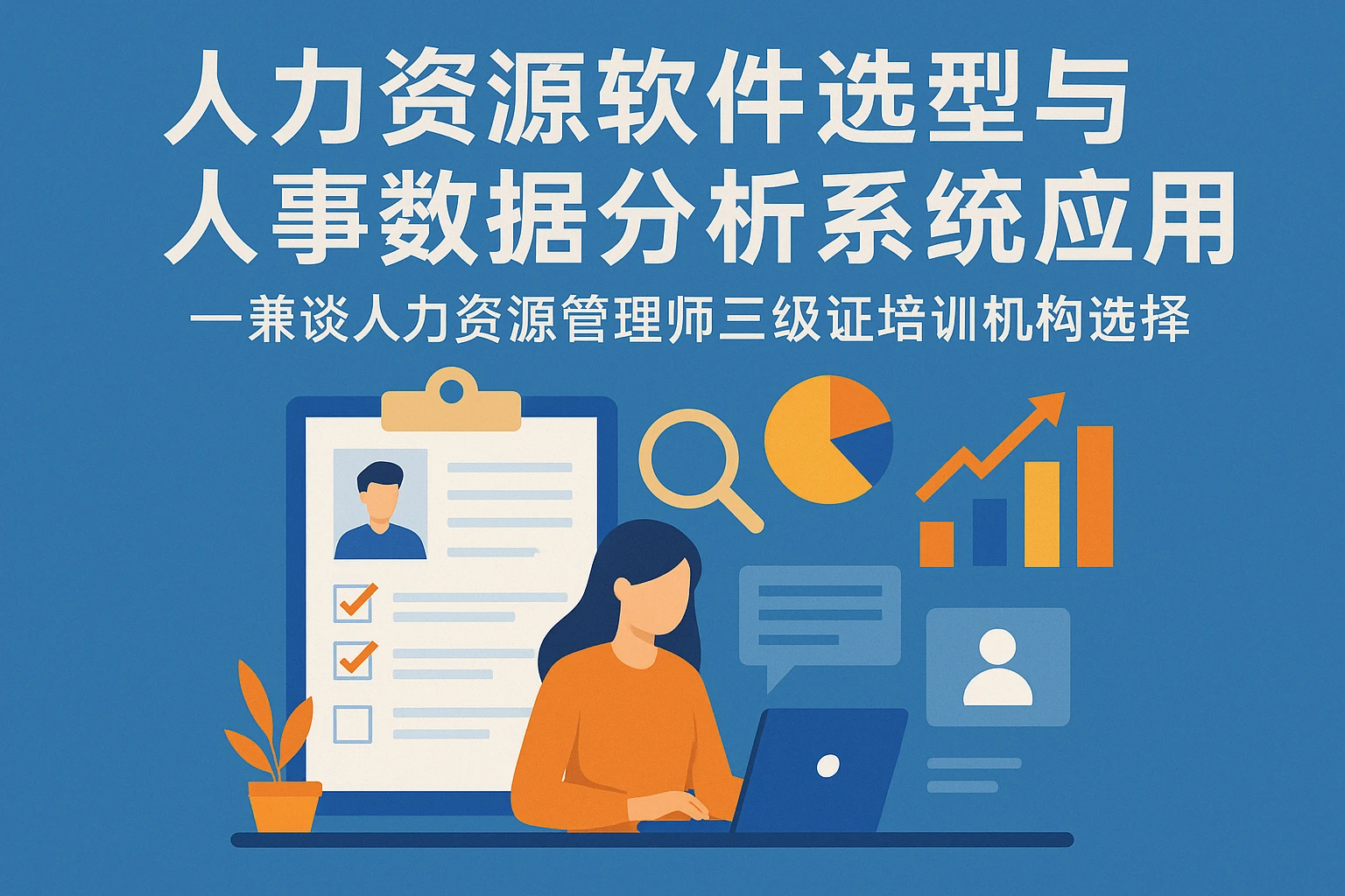 人力资源软件选型与人事数据分析系统应用：兼谈人力资源管理师三级证培训机构选择