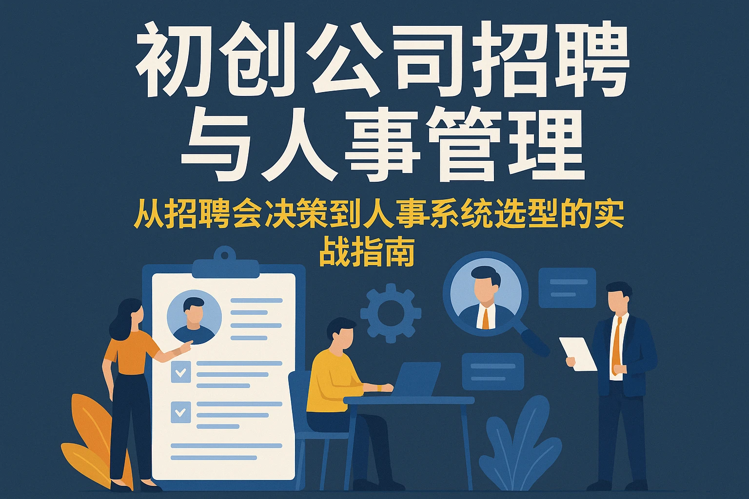 初创公司招聘与人事管理：从招聘会决策到人事系统选型的实战指南