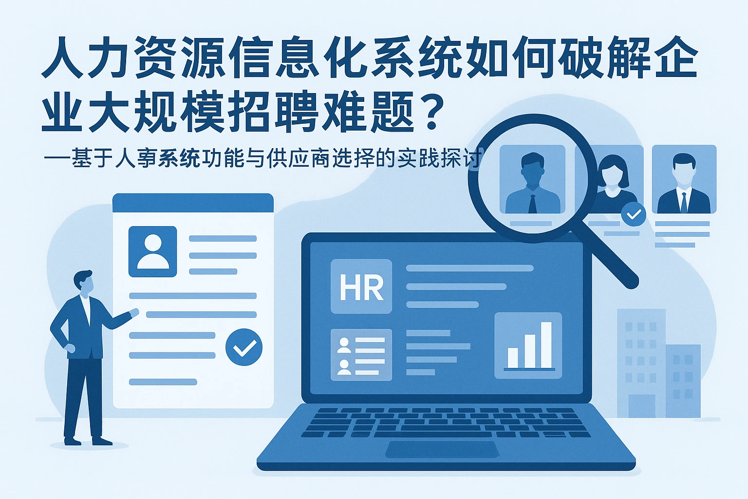 人力资源信息化系统如何破解企业大规模招聘难题？——基于人事系统功能与供应商选择的实践探讨