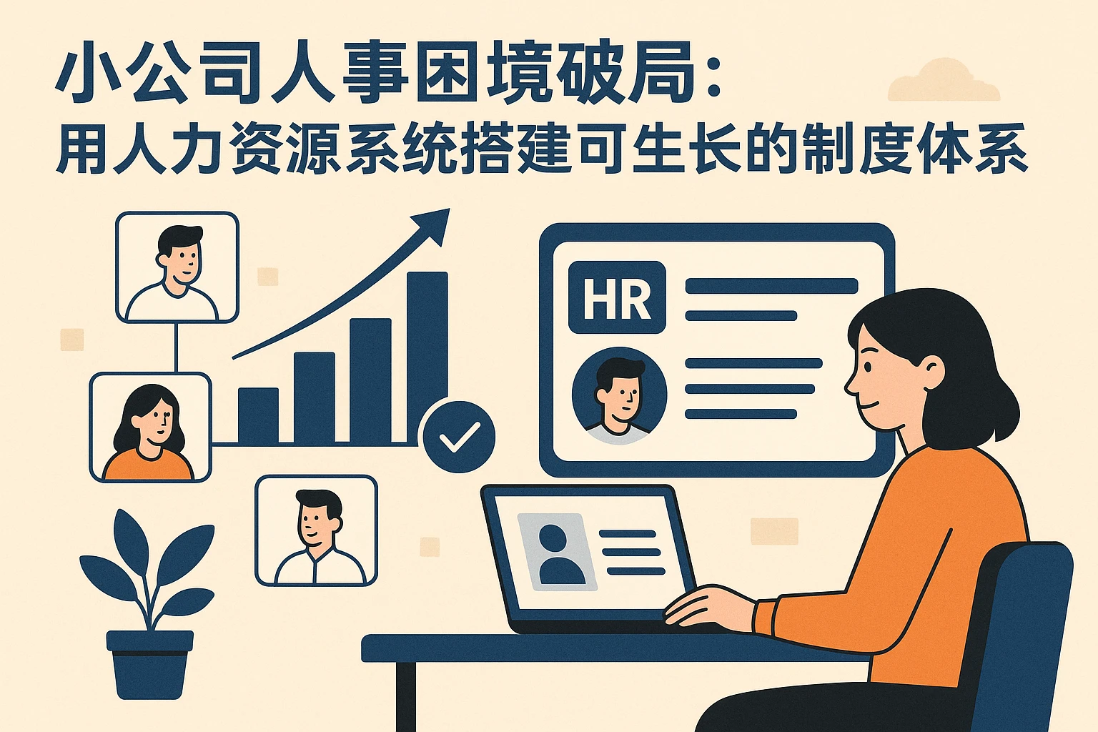 小公司人事困境破局：用人力资源系统搭建可生长的制度体系