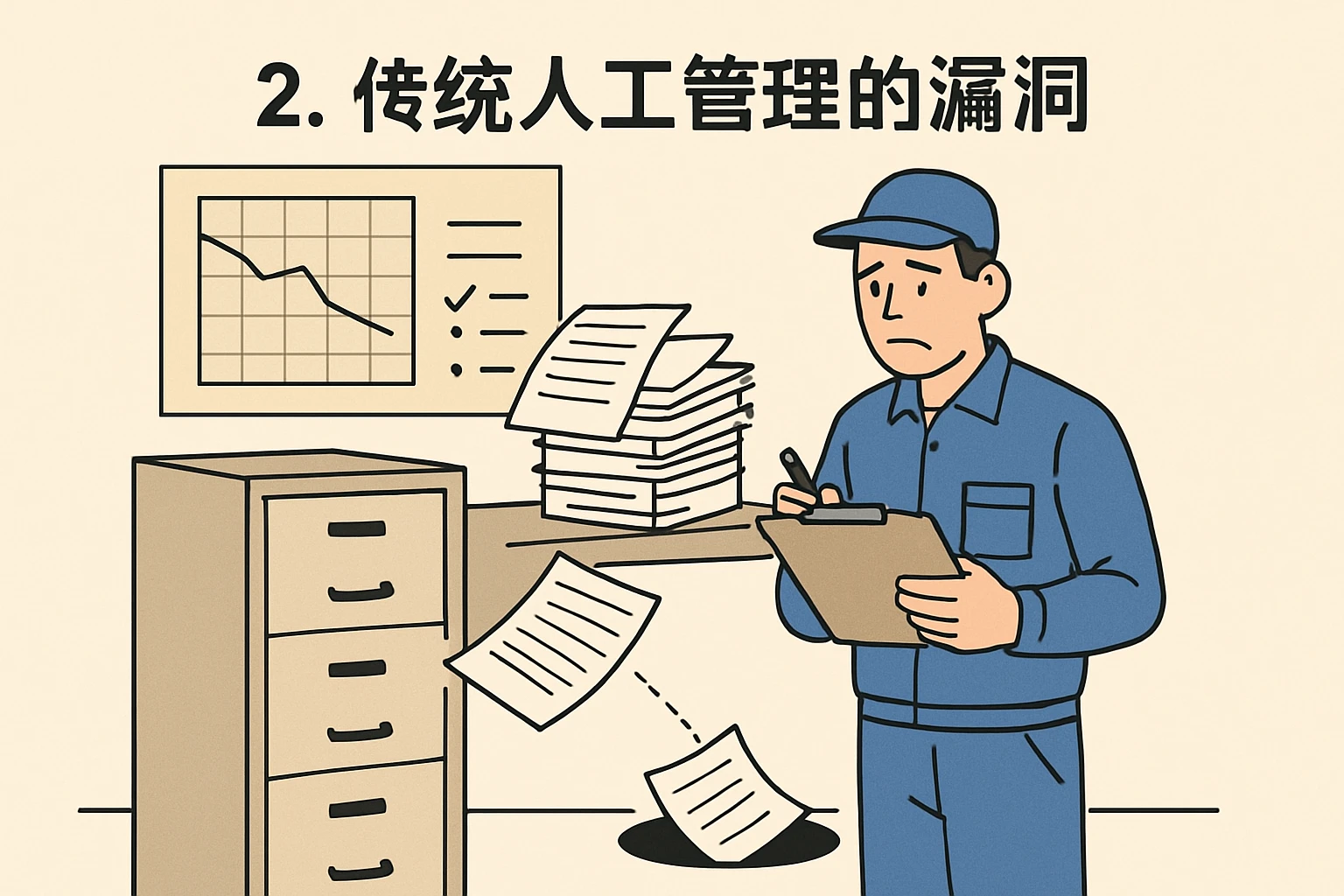 2. 传统人工管理的漏洞