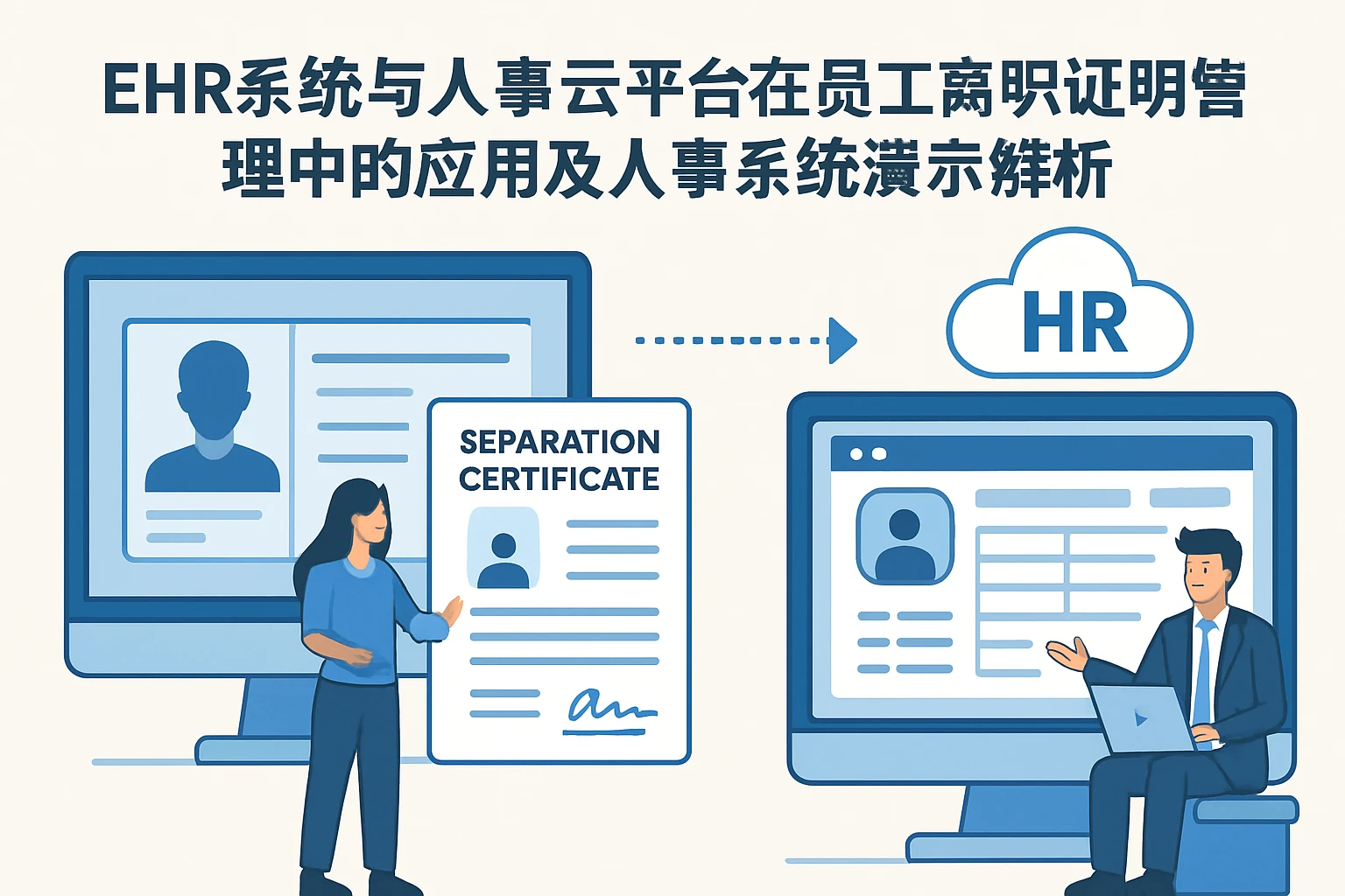 EHR系统与人事云平台在员工离职证明管理中的应用及人事系统演示解析