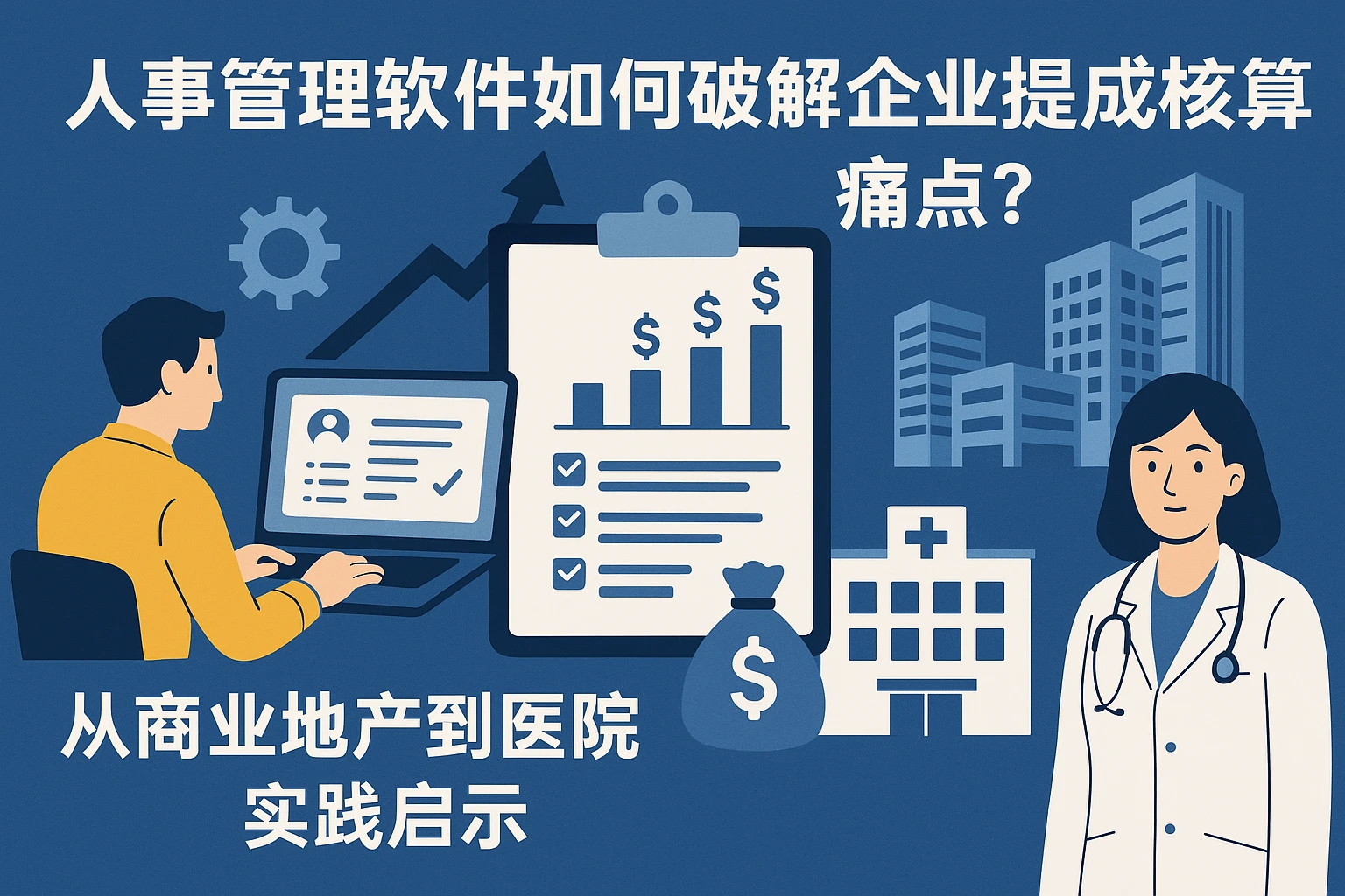 人事管理软件如何破解企业提成核算痛点？从商业地产到医院的实践启示