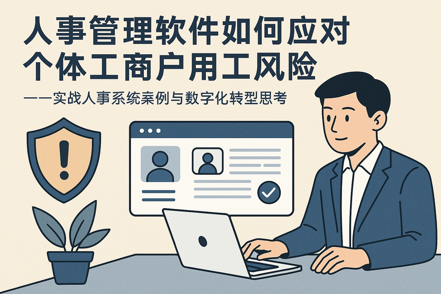 人事管理软件如何应对个体工商户用工风险——实战人事系统案例与数字化转型思考