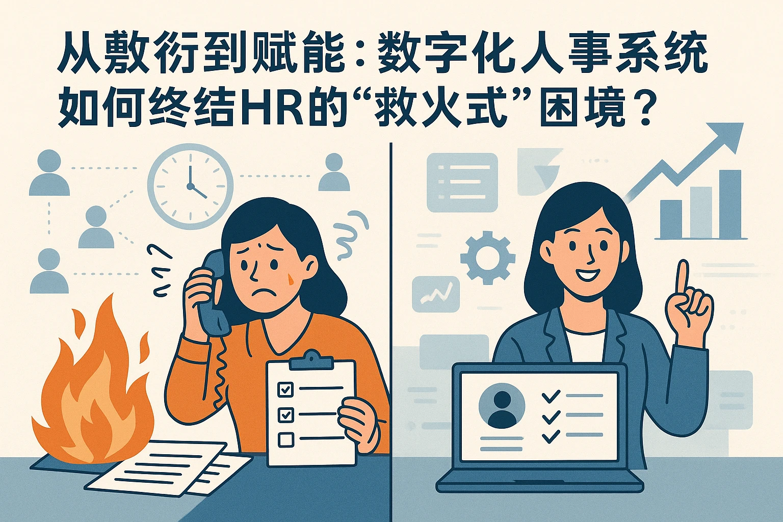 从敷衍到赋能：数字化人事系统如何终结HR的“救火式”困境？