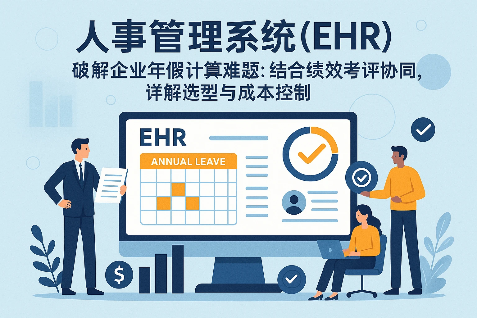 人事管理系统（EHR）破解企业年假计算难题：结合绩效考评协同，详解选型与成本控制