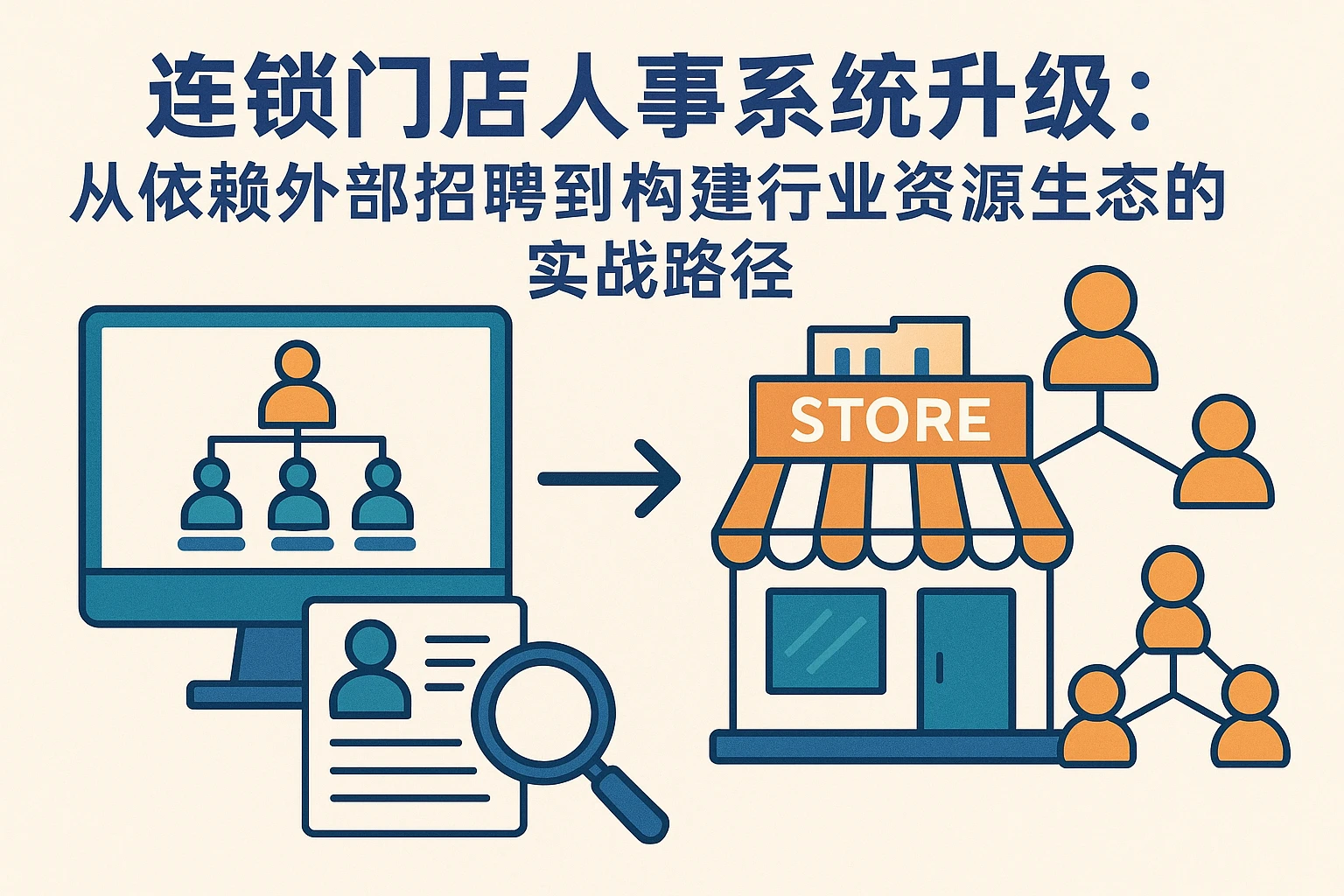 连锁门店人事系统升级：从依赖外部招聘到构建行业资源生态的实战路径
