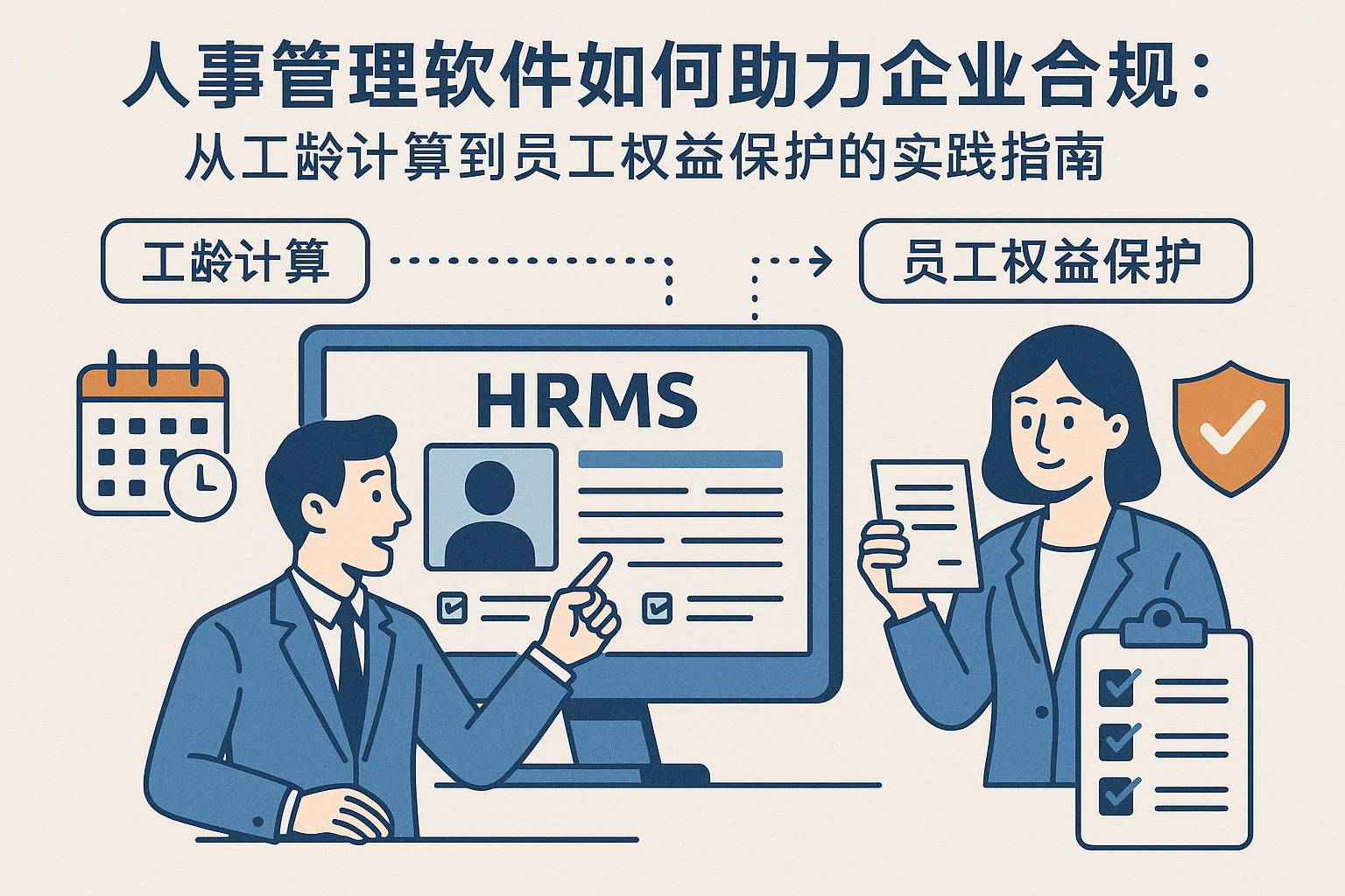 人事管理软件如何助力企业合规：从工龄计算到员工权益保护的实践指南