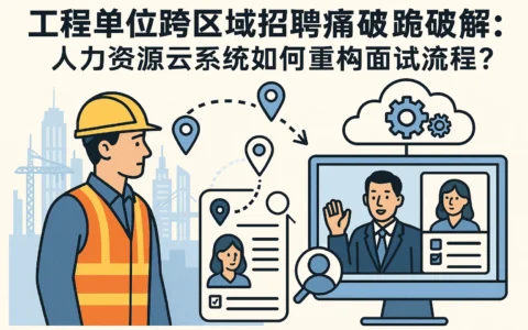工程单位跨区域招聘痛点破解：人力资源云系统如何重构面试流程？