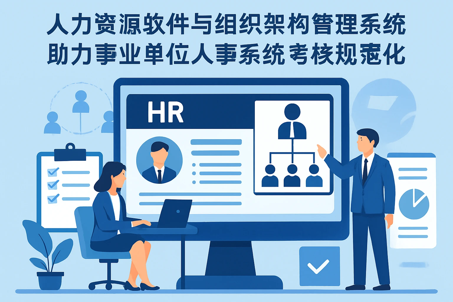 人力资源软件与组织架构管理系统助力事业单位人事系统考核规范化
