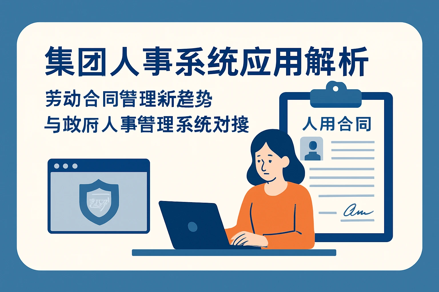 集团人事系统应用解析——劳动合同管理新趋势与政府人事管理系统对接