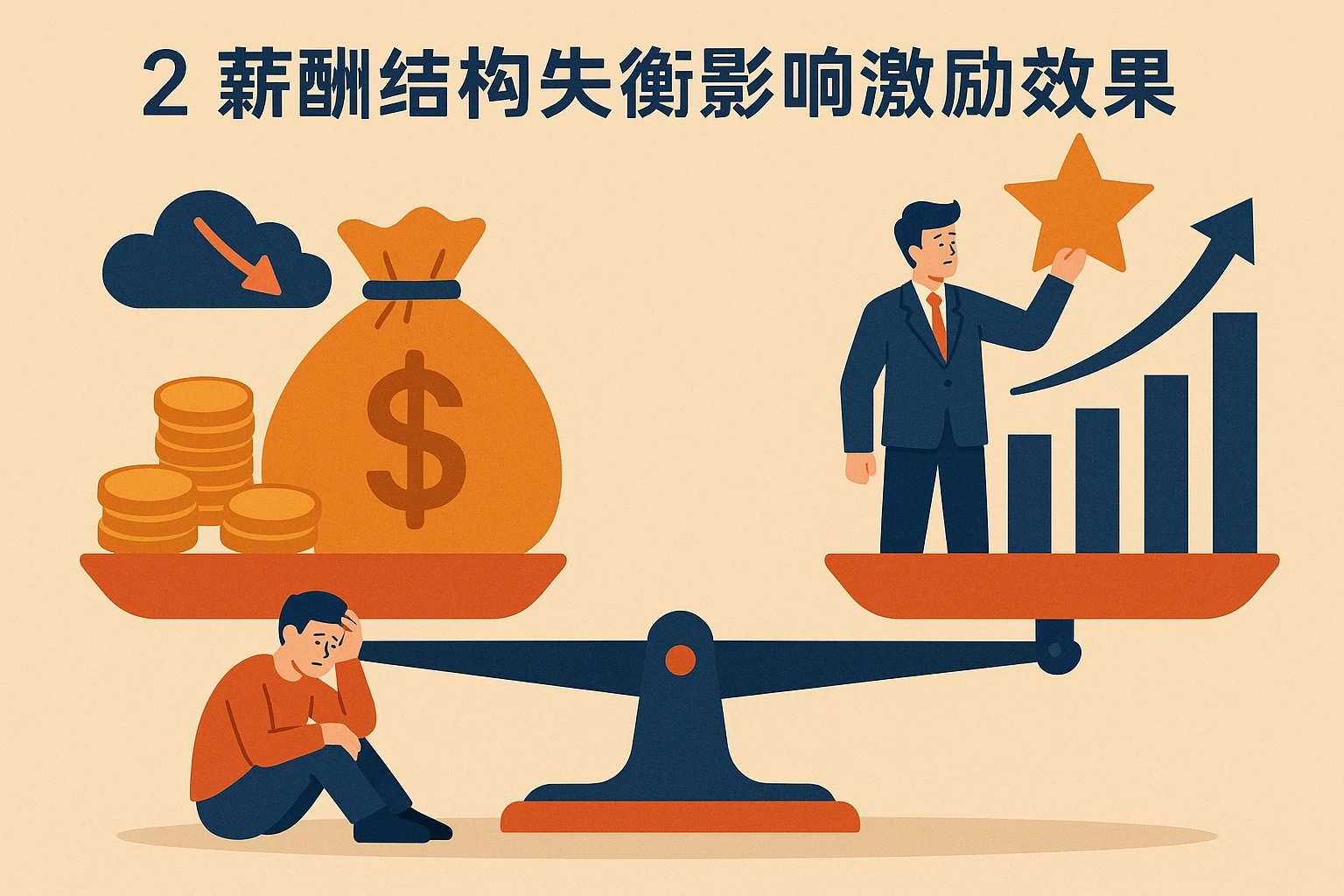 2. 薪酬结构失衡影响激励效果