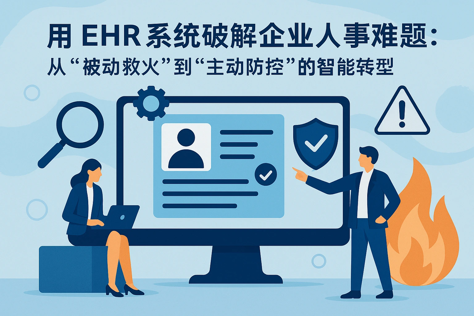 用EHR系统破解企业人事难题：从“被动救火”到“主动防控”的智能转型