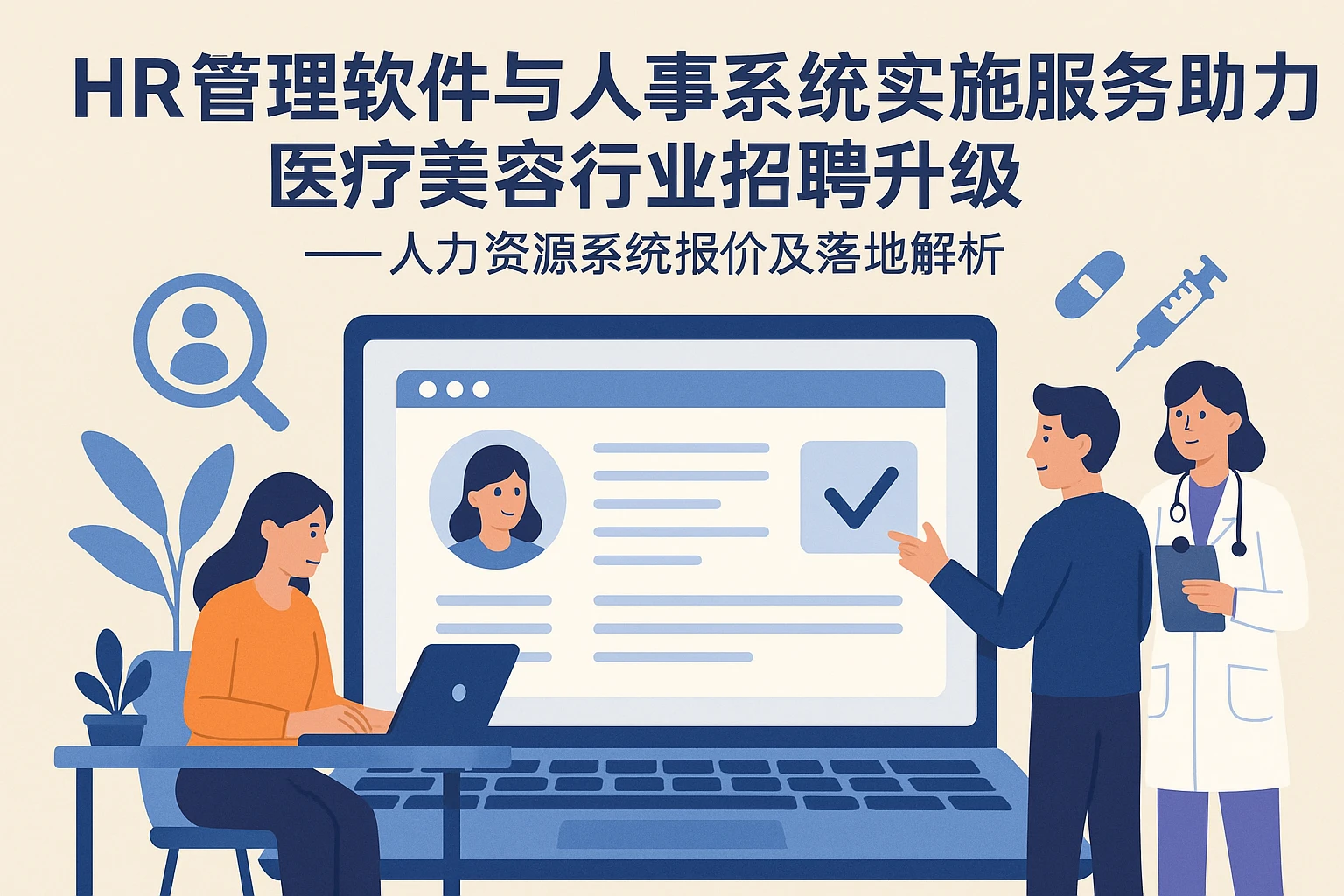 HR管理软件与人事系统实施服务助力医疗美容行业招聘升级——人力资源系统报价及落地解析