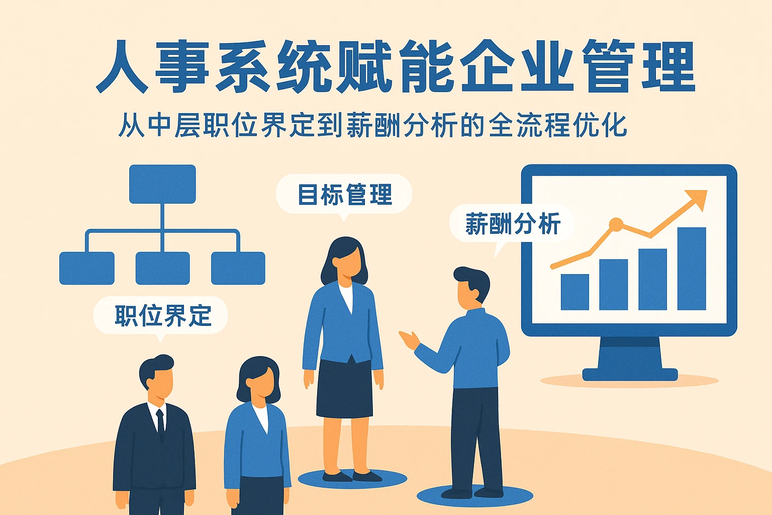 人事系统赋能企业管理：从中层职位界定到薪酬分析的全流程优化