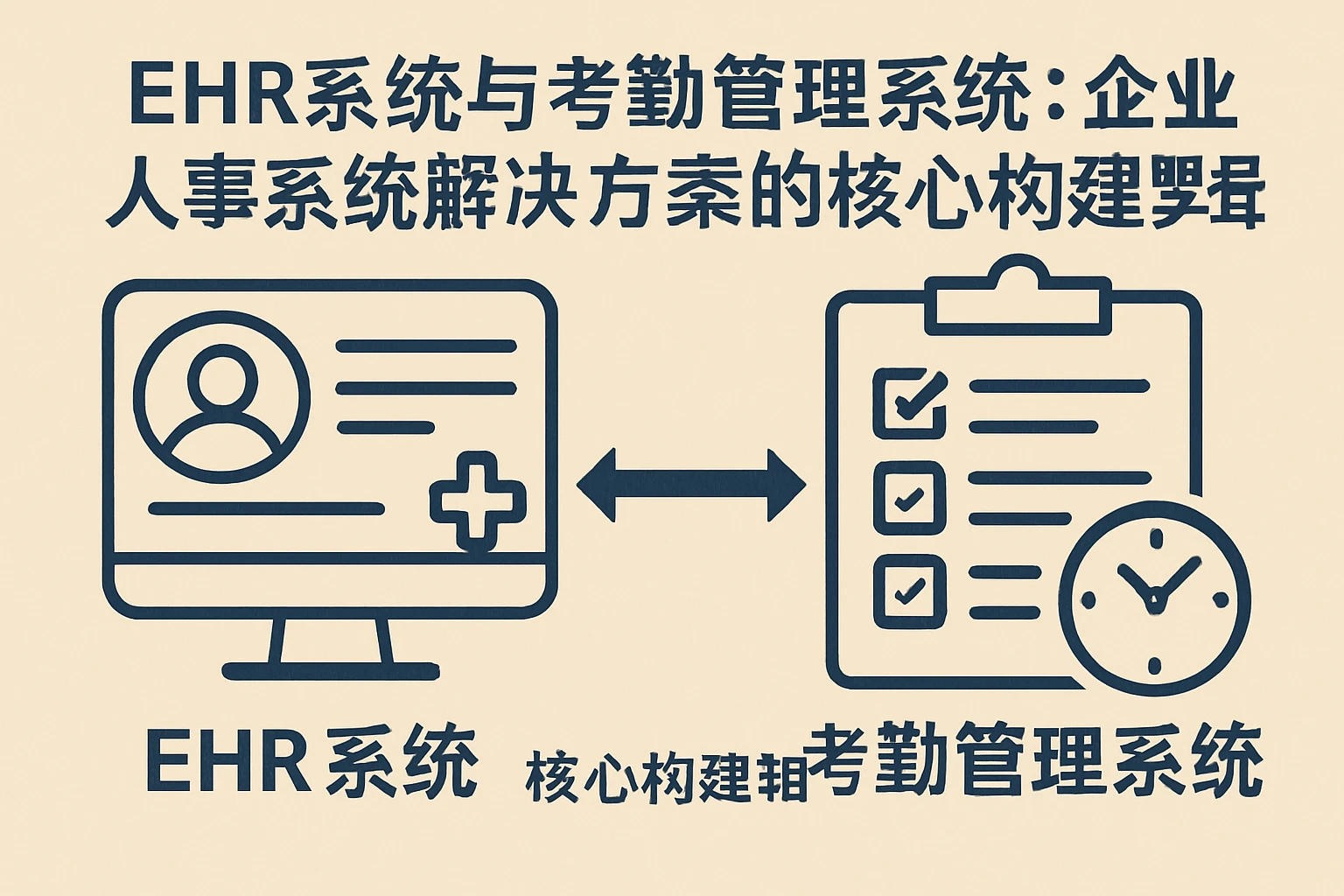 EHR系统与考勤管理系统：企业人事系统解决方案的核心构建逻辑