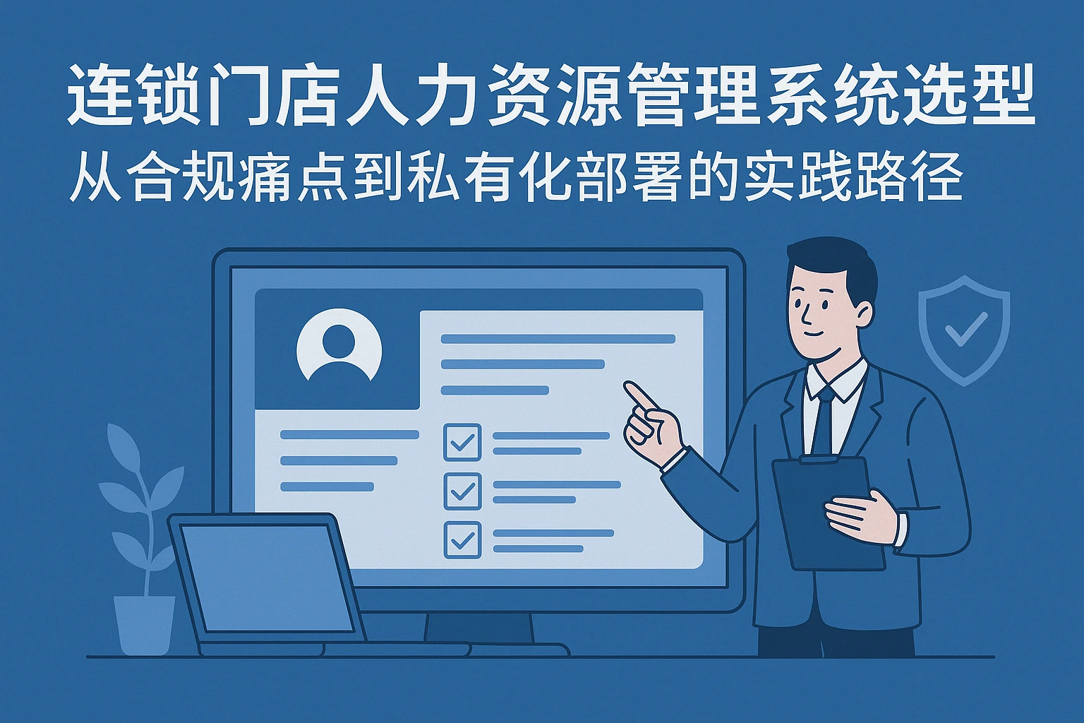 连锁门店人力资源管理系统选型：从合规痛点到私有化部署的实践路径