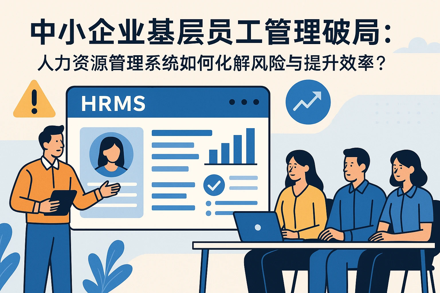 中小企业基层员工管理破局：人力资源管理系统如何化解风险与提升效率？
