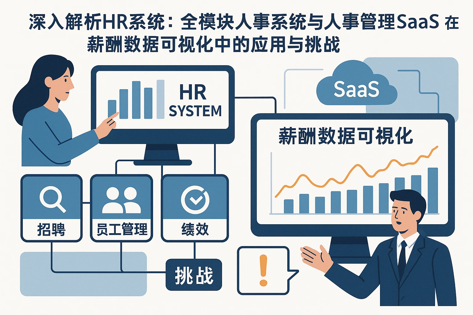 深入解析HR系统：全模块人事系统与人事管理SaaS在薪酬数据可视化中的应用与挑战