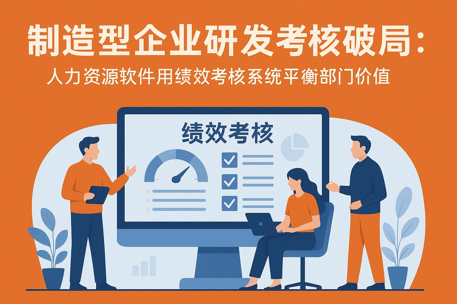 制造型企业研发考核破局：人力资源软件用绩效考核系统平衡部门价值