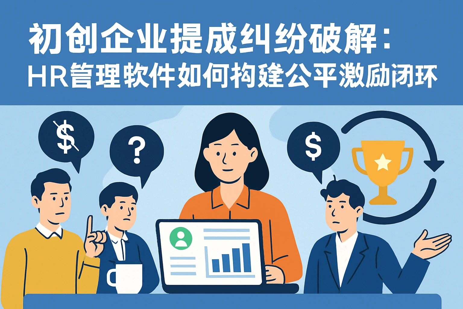 初创企业提成纠纷破解：HR管理软件如何构建公平激励闭环