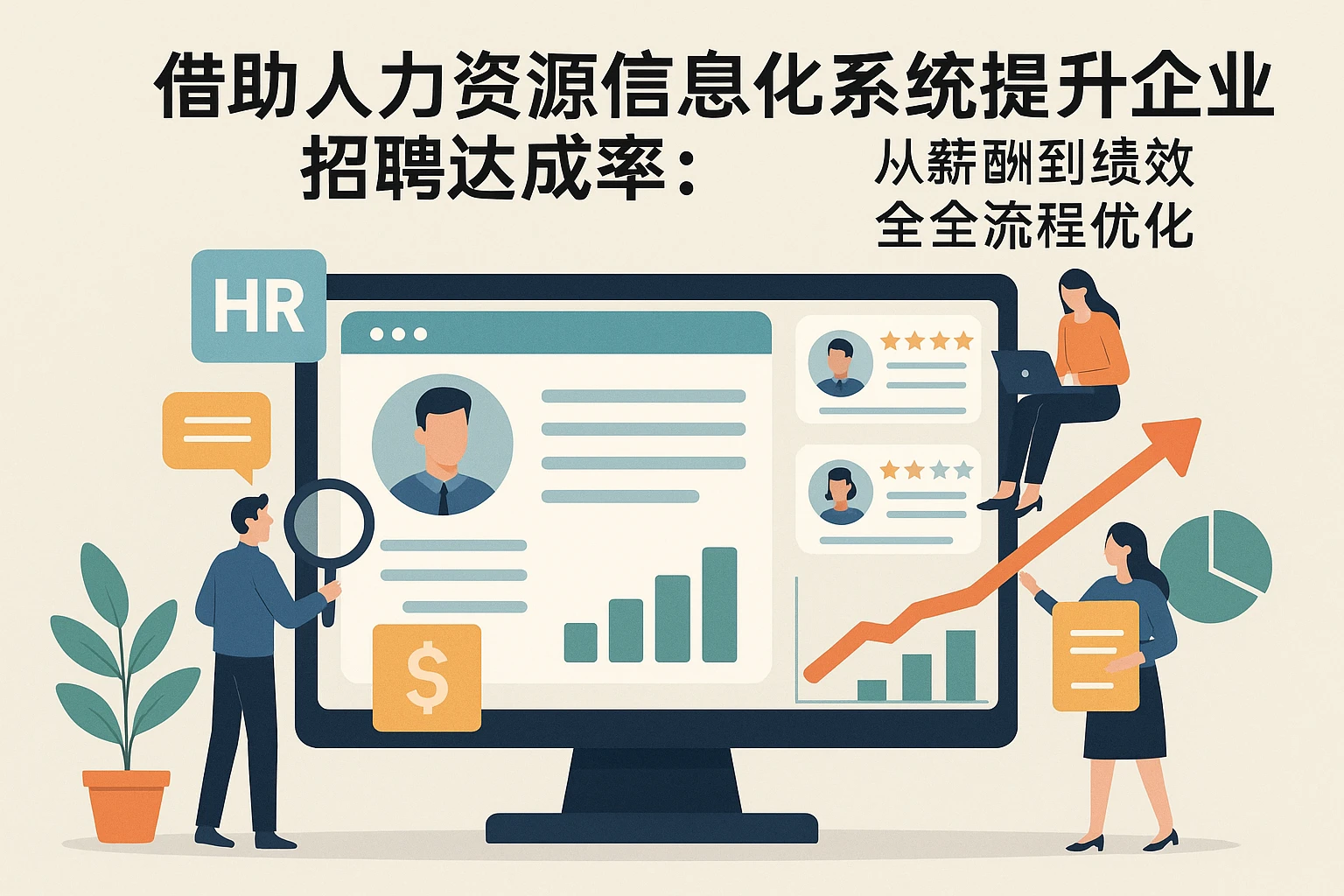 借助人力资源信息化系统提升企业招聘达成率：从薪酬到绩效的全流程优化