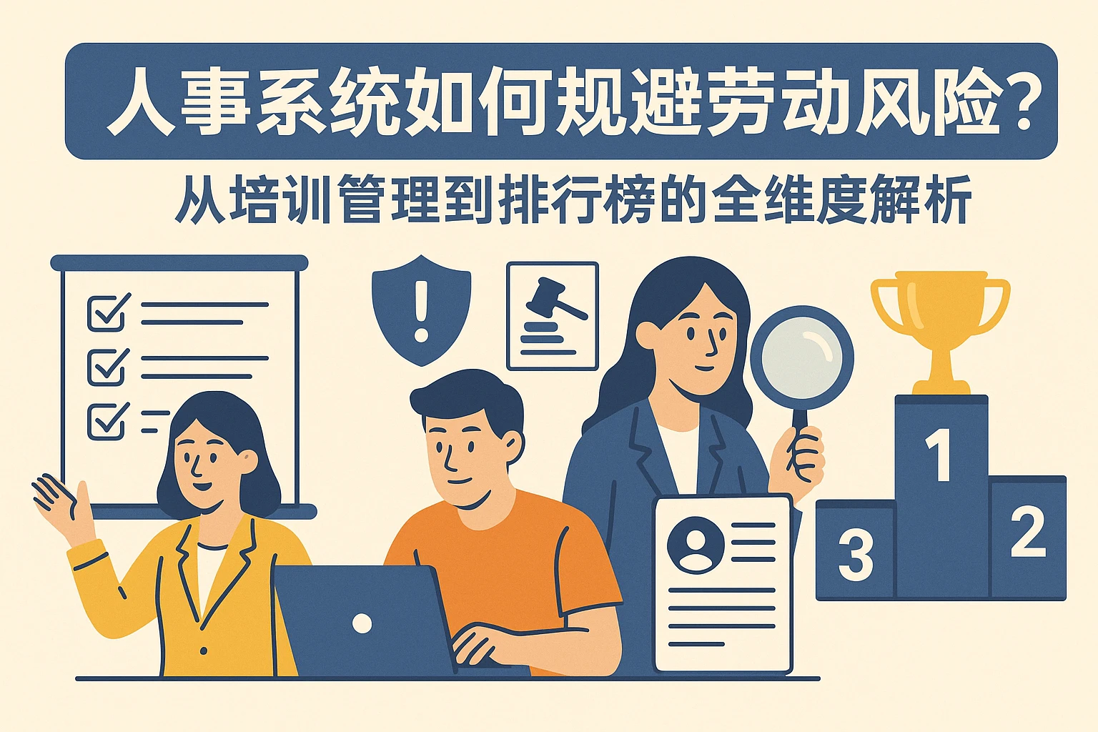 人事系统如何规避劳动风险？从培训管理到排行榜的全维度解析