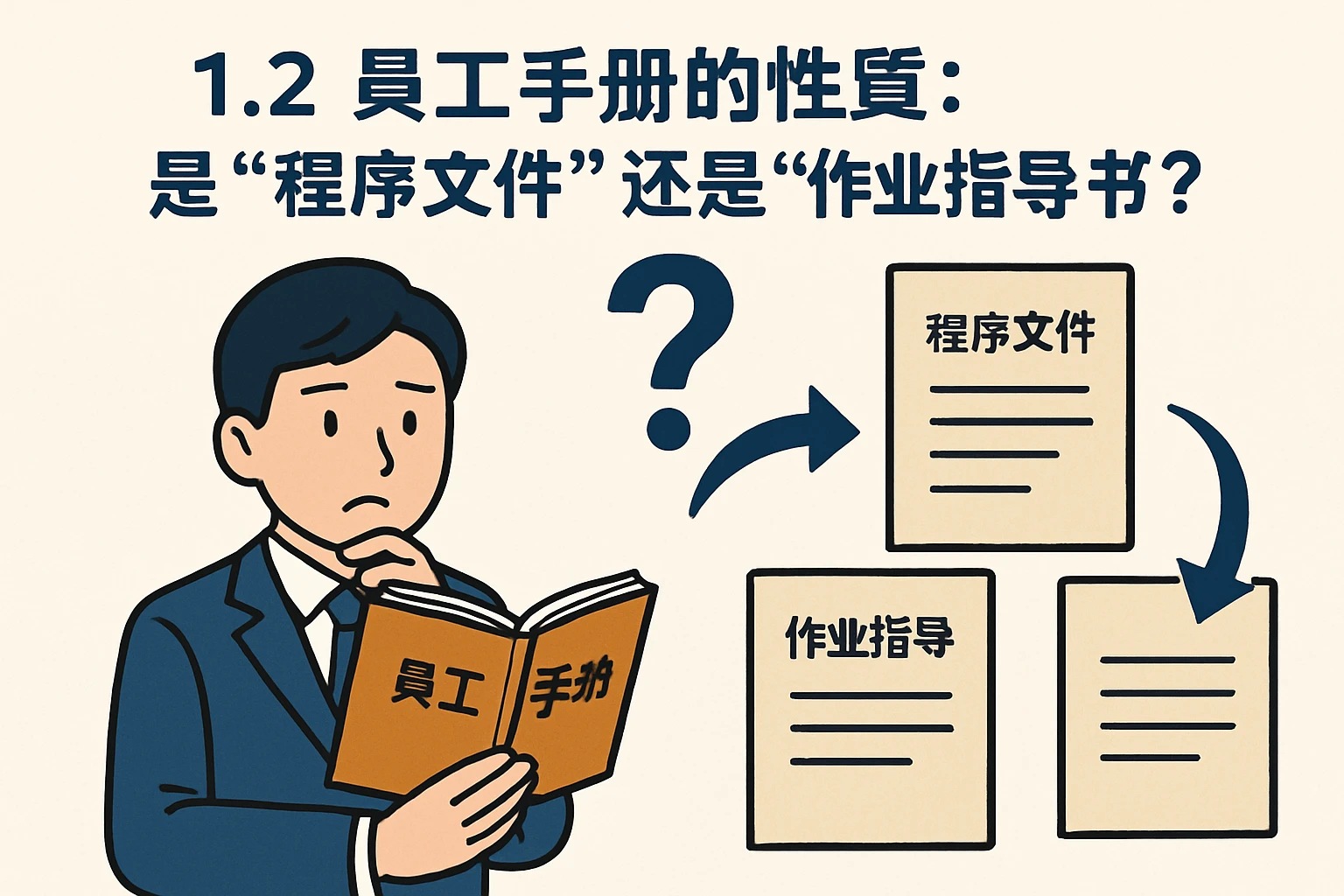 1.2 员工手册的性质：是“程序文件”还是“作业指导书”？