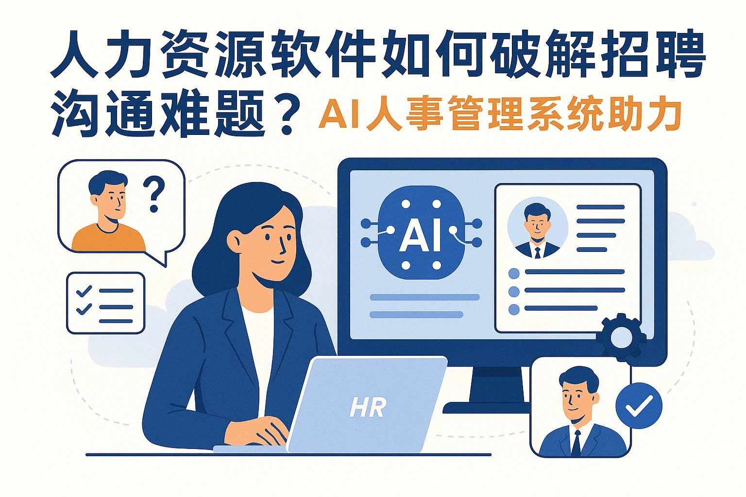 人力资源软件如何破解招聘沟通难题？AI人事管理系统助力高效转化