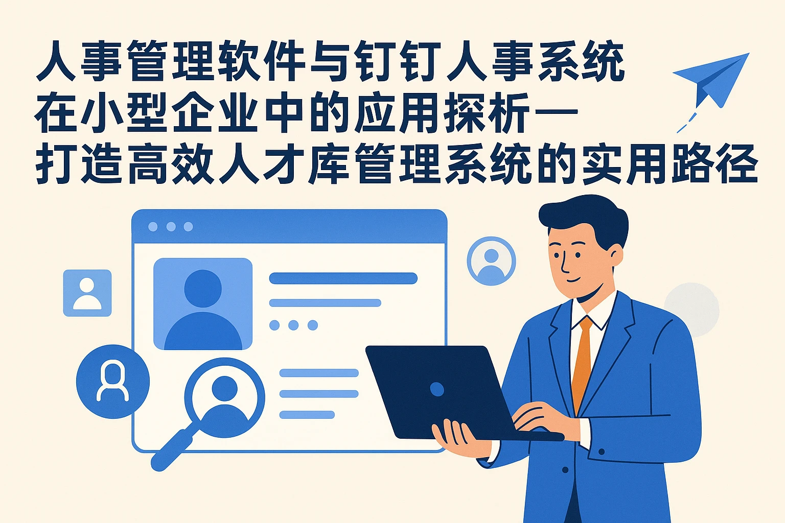 人事管理软件与钉钉人事系统在小型企业中的应用探析——打造高效人才库管理系统的实用路径