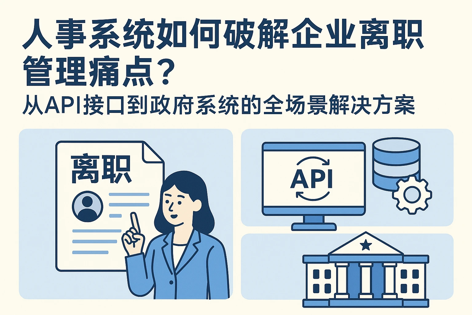 人事系统如何破解企业离职管理痛点？从API接口到政府系统的全场景解决方案