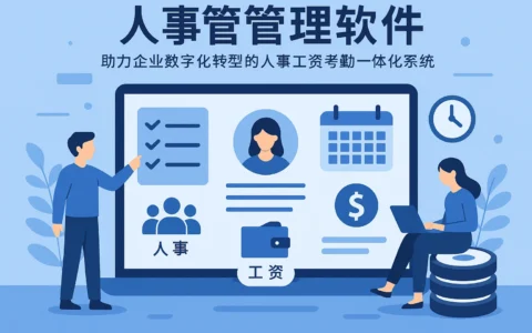 人事管理软件：助力企业数字化转型的人事工资考勤一体化系统