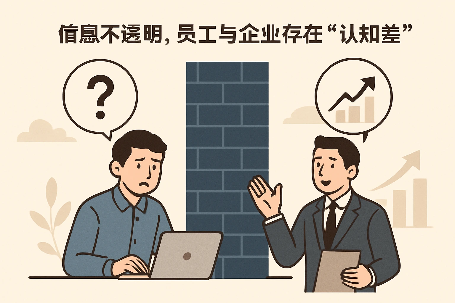 2. 信息不透明，员工与企业存在“认知差”