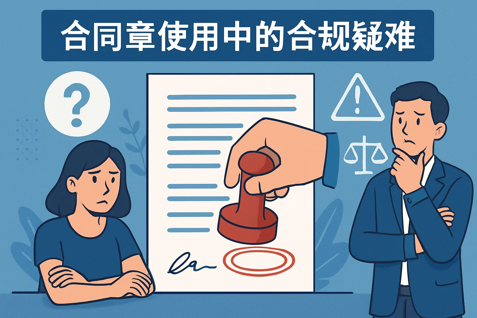 合同章使用中的合规疑难