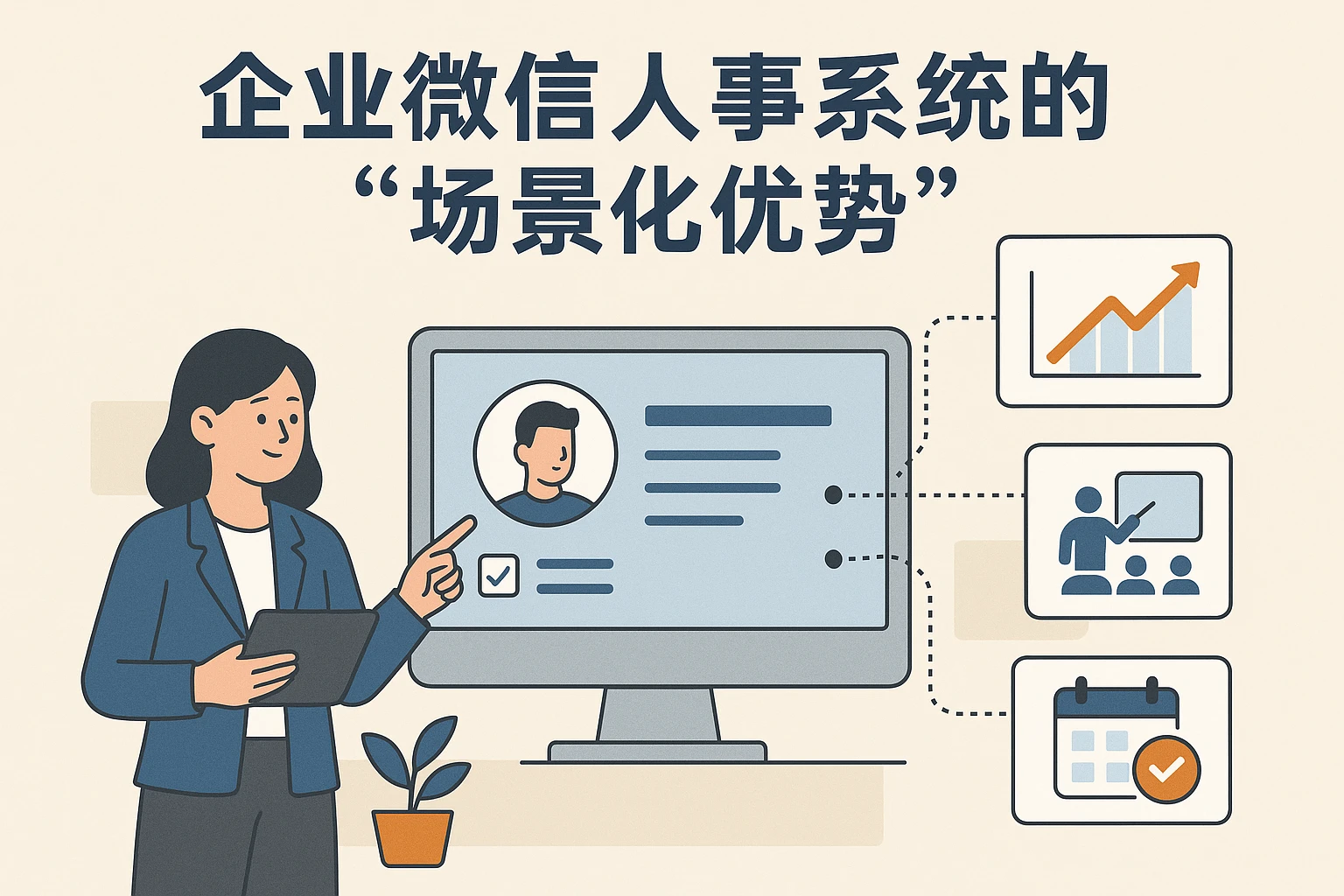 2. 企业微信人事系统的“场景化优势”