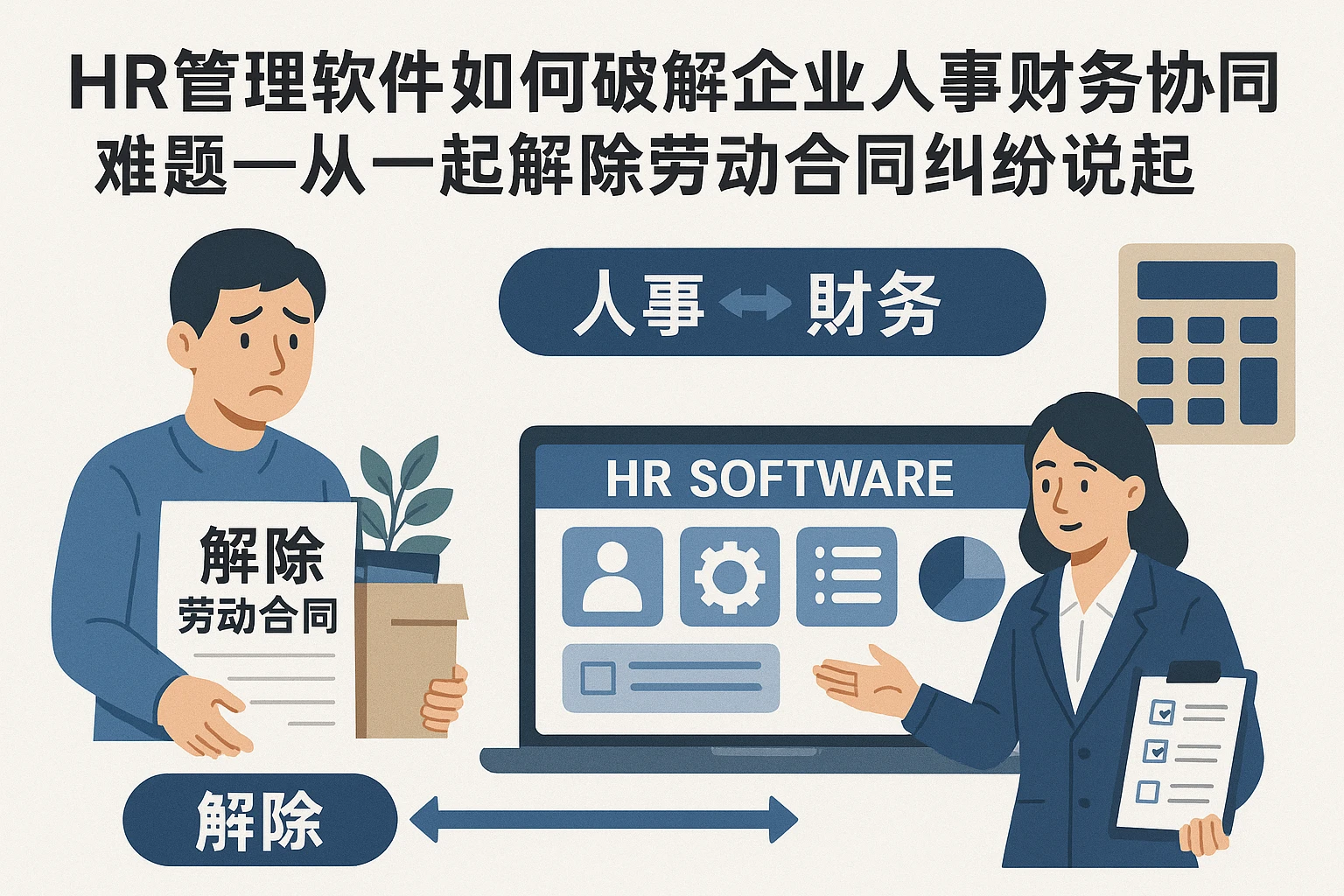 HR管理软件如何破解企业人事财务协同难题——从一起解除劳动合同纠纷说起