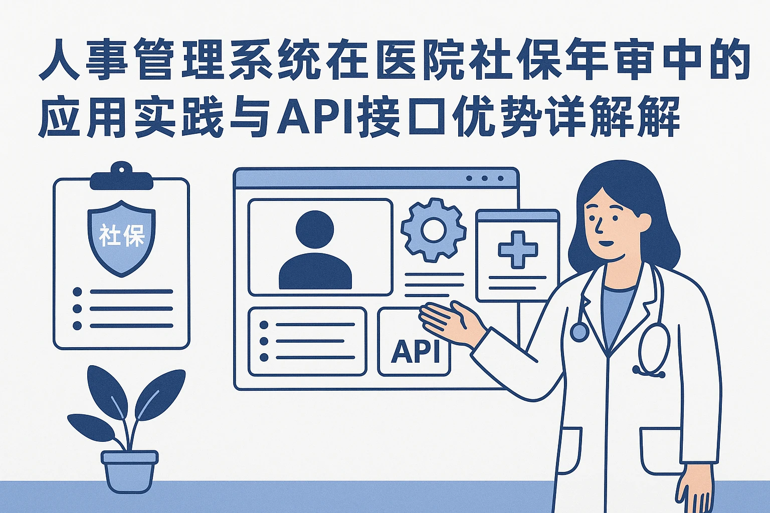 人事管理系统在医院社保年审中的应用实践与API接口优势详解