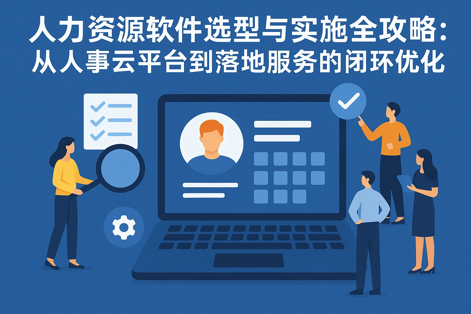 人力资源软件选型与实施全攻略：从人事云平台到落地服务的闭环优化