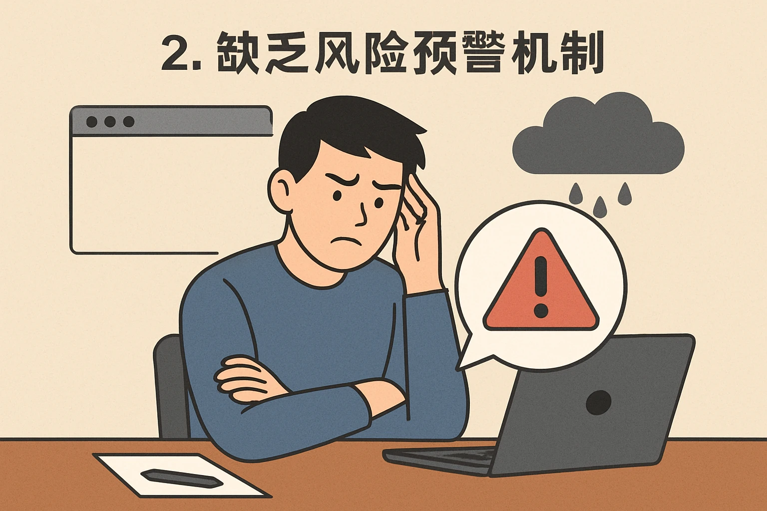 2. 缺乏风险预警机制