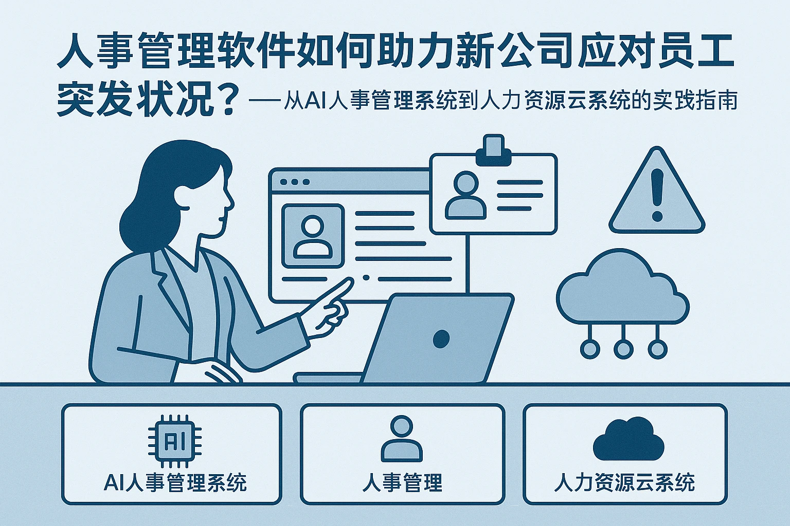 人事管理软件如何助力新公司应对员工突发状况？——从AI人事管理系统到人力资源云系统的实践指南