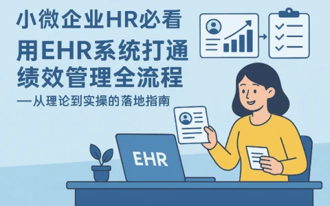 小微企业HR必看：用EHR系统打通绩效管理全流程——从理论到实操的落地指南