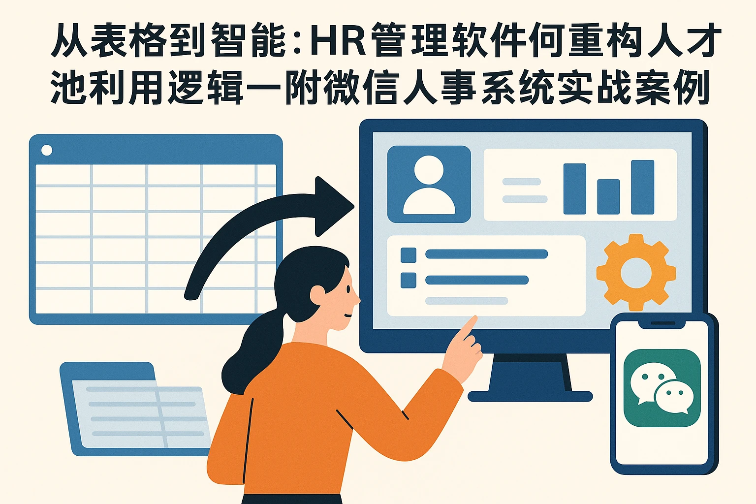 从表格到智能：HR管理软件如何重构人才库储备逻辑——附微信人事系统实战案例