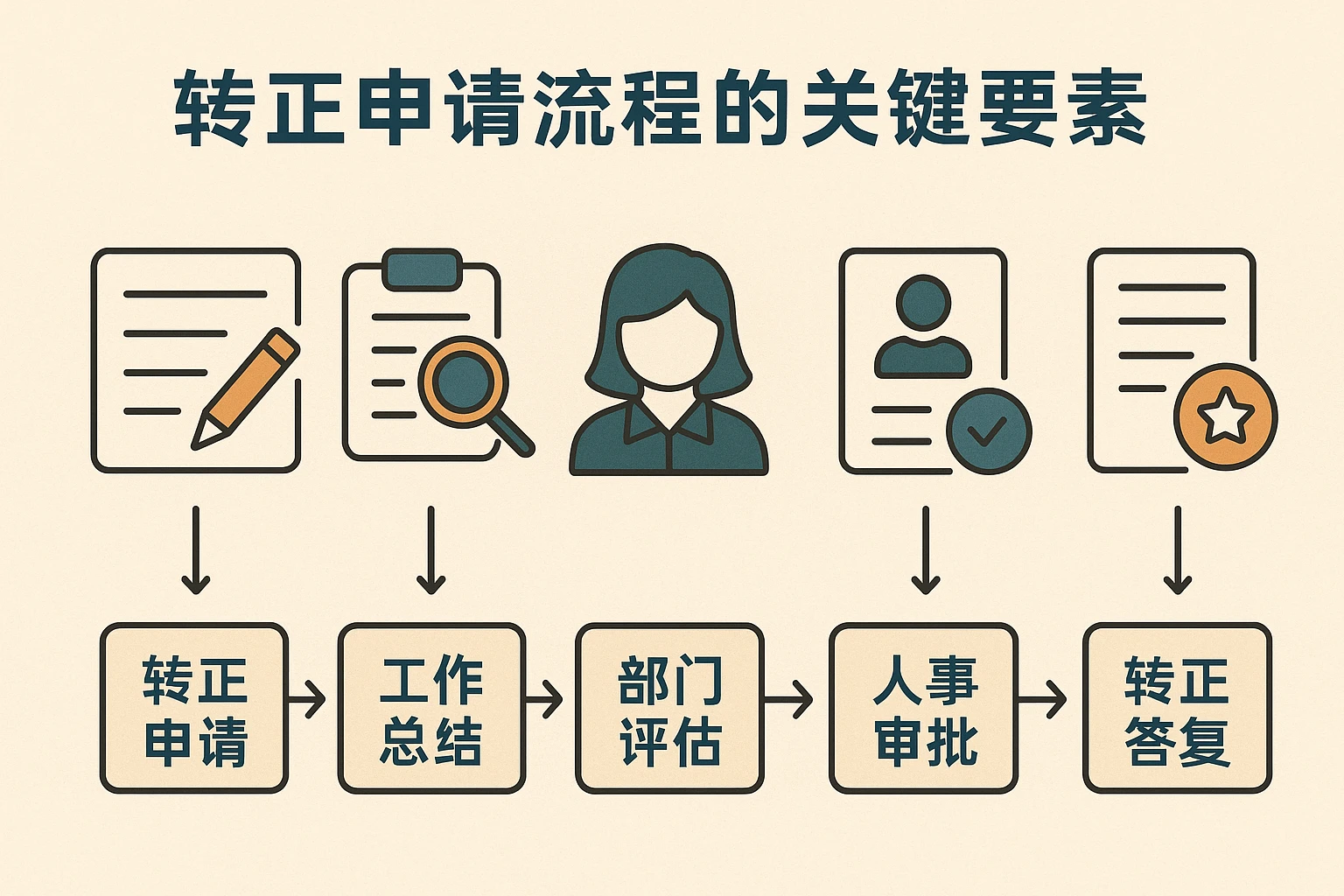 转正申请流程的关键要素