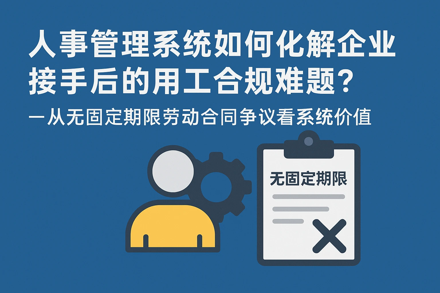 人事管理系统如何化解企业接手后的用工合规难题？——从无固定期限劳动合同争议看系统价值