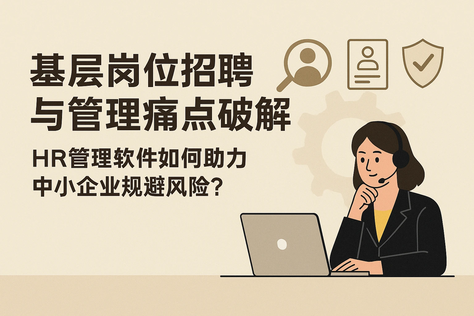 基层岗位招聘与管理痛点破解：HR管理软件如何助力中小企业规避风险？