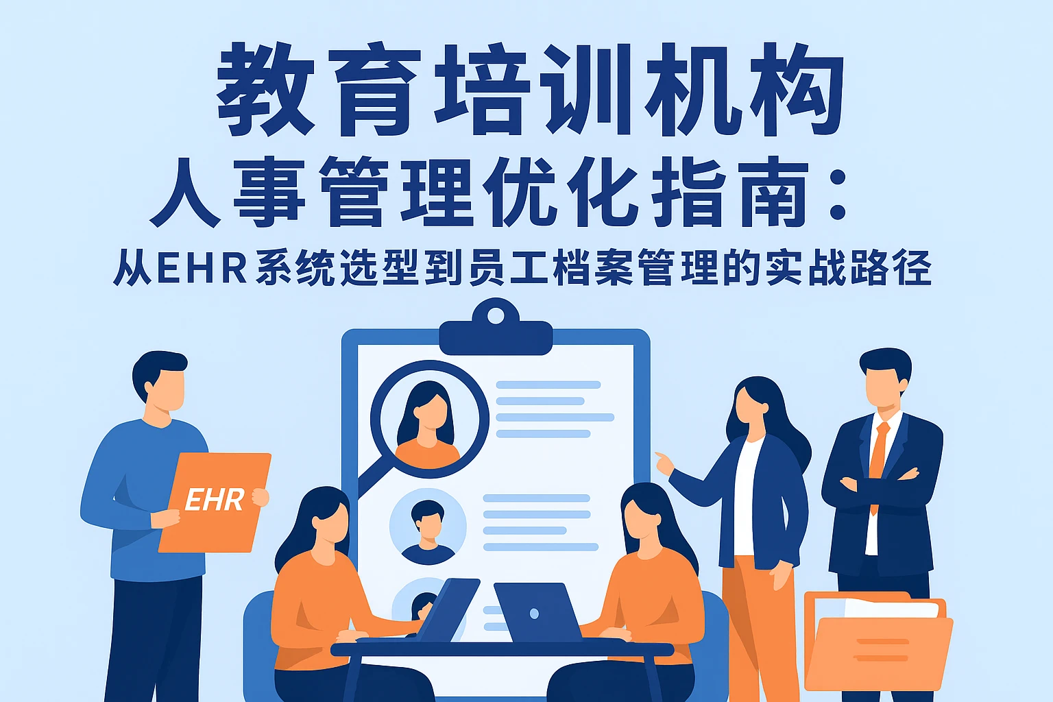 教育培训机构人事管理优化指南：从EHR系统选型到员工档案管理的实战路径