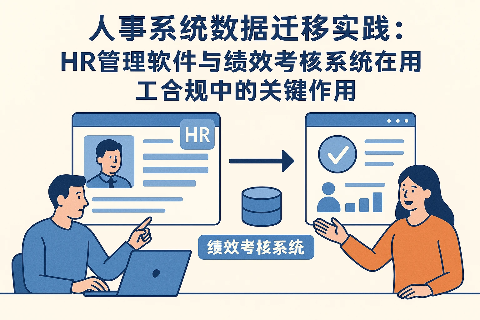 人事系统数据迁移实践：HR管理软件与绩效考核系统在用工合规中的关键作用