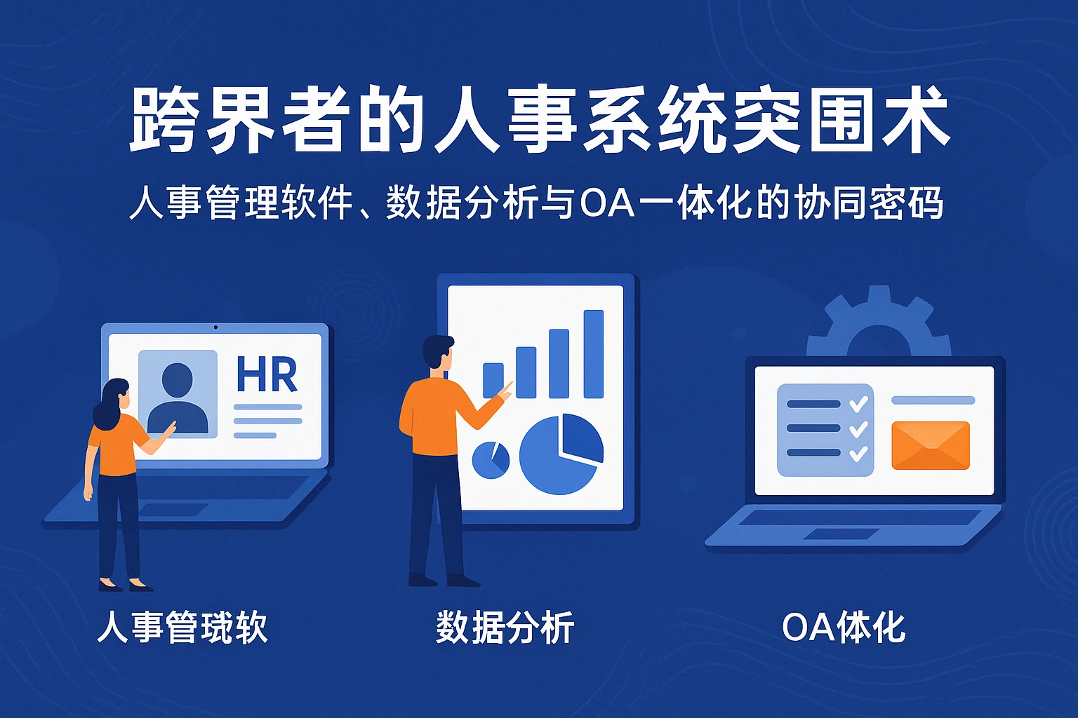 跨界者的人事系统突围术：人事管理软件、数据分析与OA一体化的协同密码