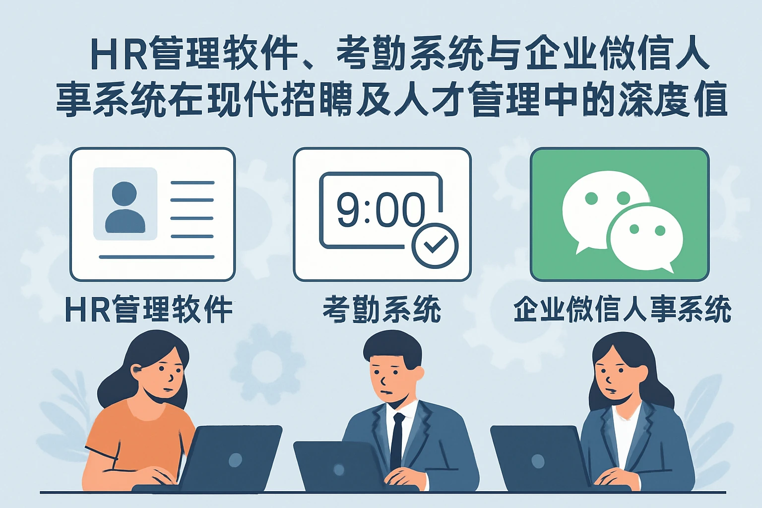 HR管理软件、考勤系统与企业微信人事系统在现代招聘及人才管理中的深度价值